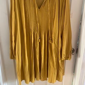 Yellow Shift Dress